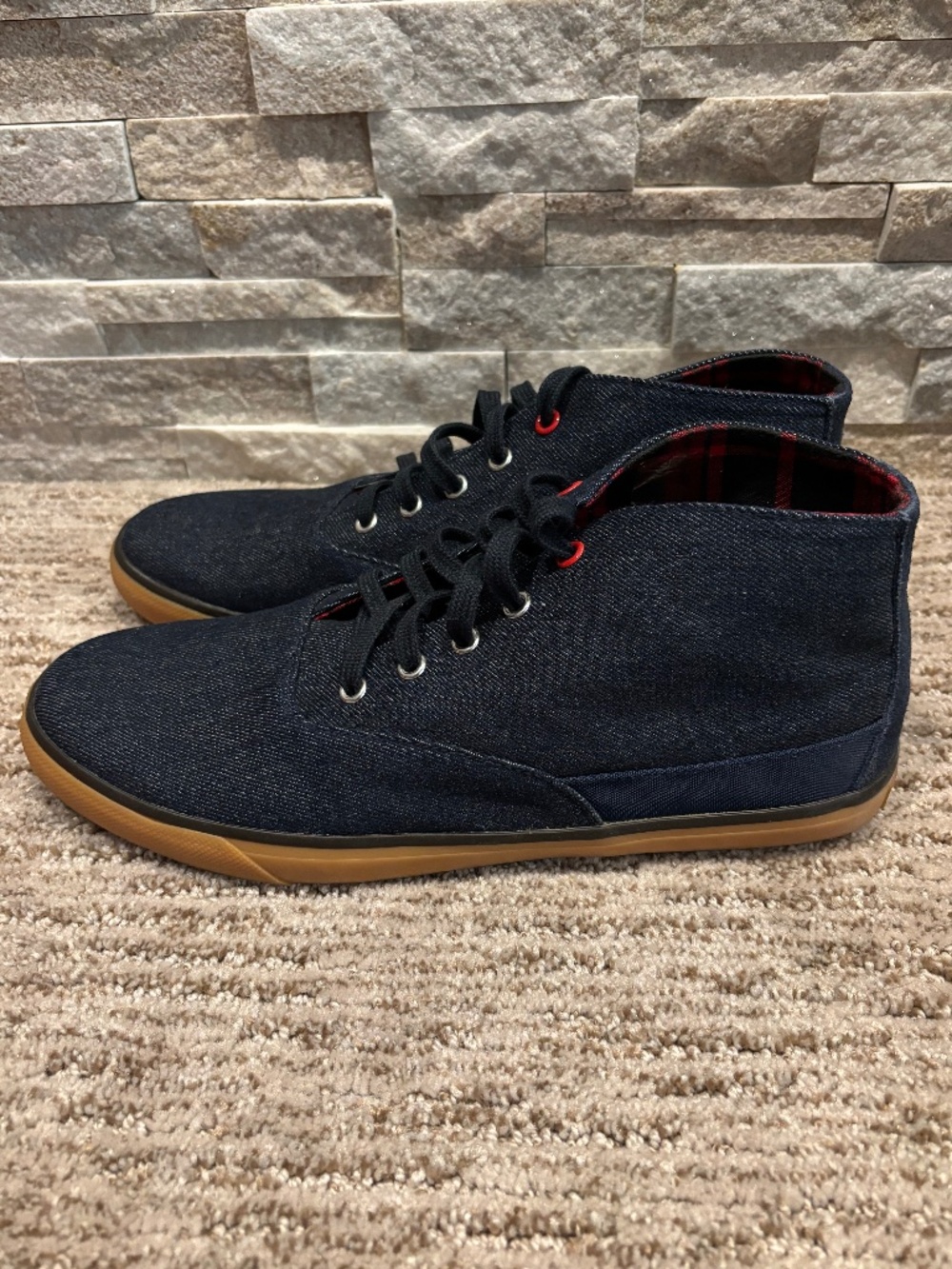 Ben Sherman Men’s Denim Ankle Shoes - Picture 5 of 6
